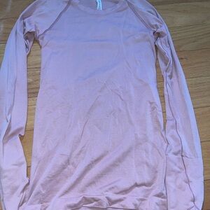 Lululemon Athletica Dusty Rose Long Sleeve Top